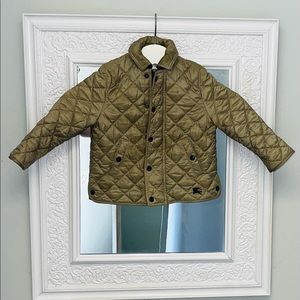 18 Month Burberry Quilted Child’s Jacket Excellent Condition